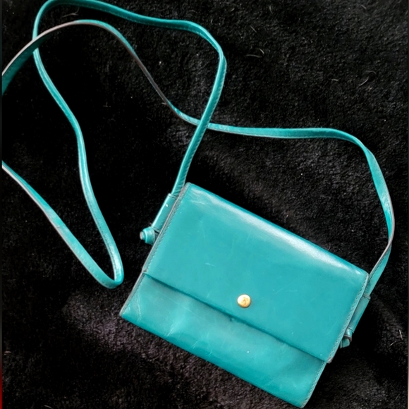 HOBO Handbags - Hobo international  crossboy teal wallet ID holder
